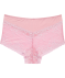 Panty mit floraler Spitze rosa