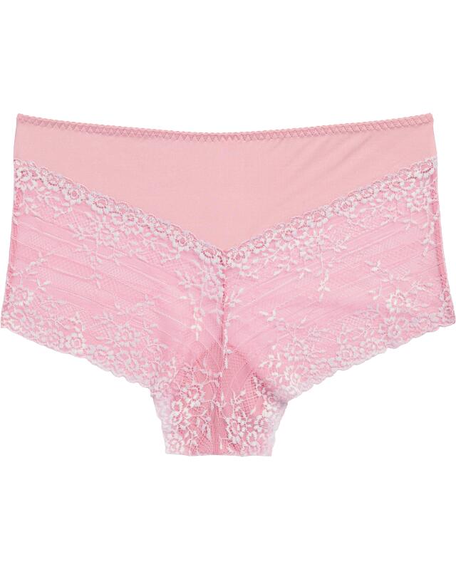 Hipster briefs with floral lace for women, pink (KiK Panty mit floraler Spitze (rosa)) — KiK, authentic German product in Morocco