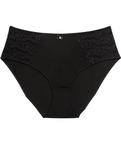 Schwarzer Slip