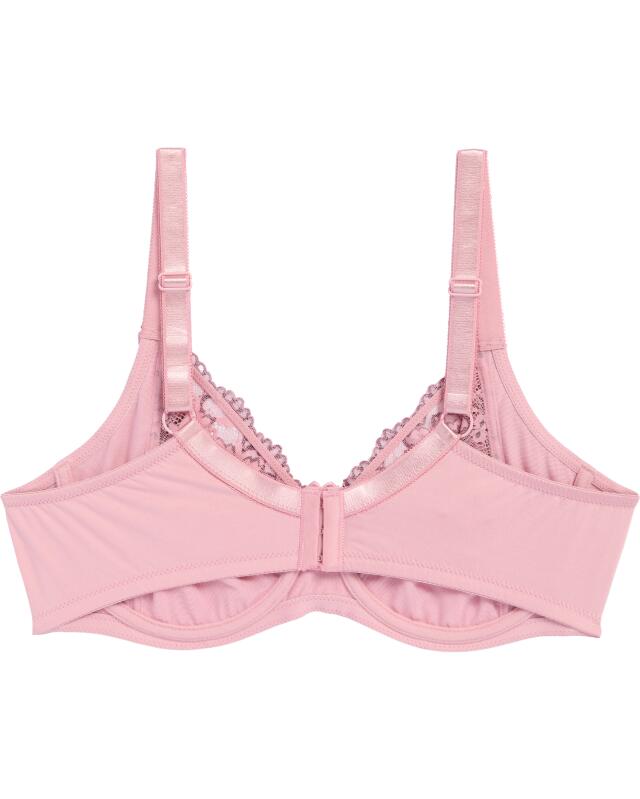 حمالة صدر بأسلاك بدانتيل للنساء، وردي (KiK Bügel-BH mit Spitze (rosa)) — KiK, منتج ألماني أصلي في المغرب