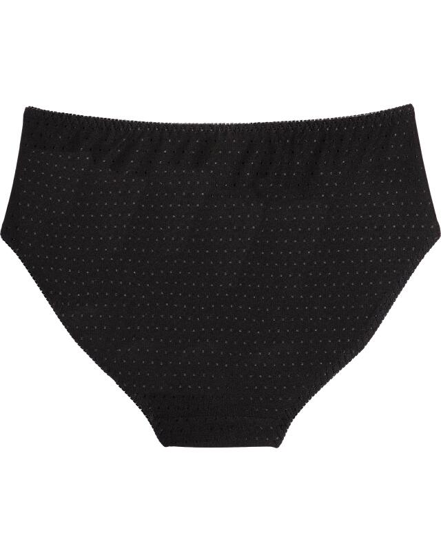 Polka dot briefs for women, black (KiK Gepunkteter Slip (schwarz)) — KiK, authentic German product in Morocco