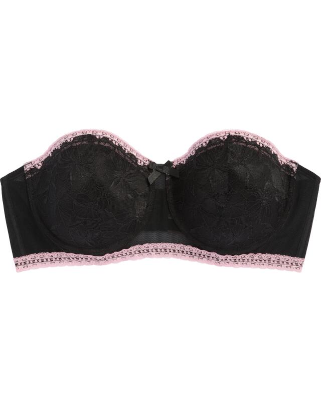 Balconette bra for women, black (KiK Schwarzer Balconette-BH (schwarz)) — KiK, authentic German product in Morocco