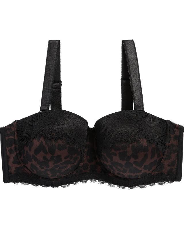 Soutien-gorge balconnet léopard femme, imprimé léopard (KiK Balconette-BH Leo (Leopardendruck)) — KiK, produit allemand authentique au Maroc