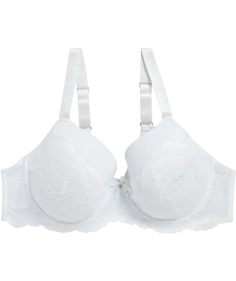 Weißer BH mit Spitze