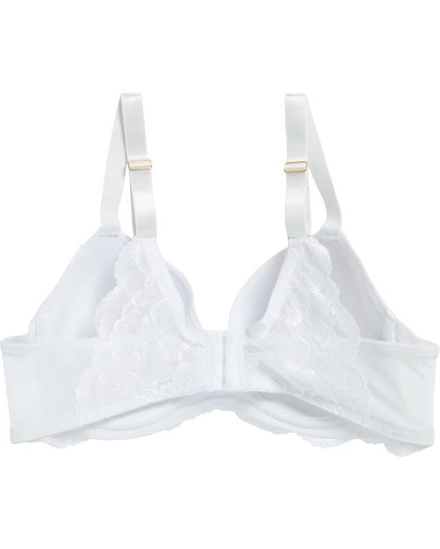 Bra with lace for women, white (KiK Weißer BH mit Spitze (weiß)) — KiK, authentic German product in Morocco