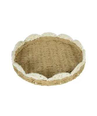 Dekotablett mit Papierbespannung