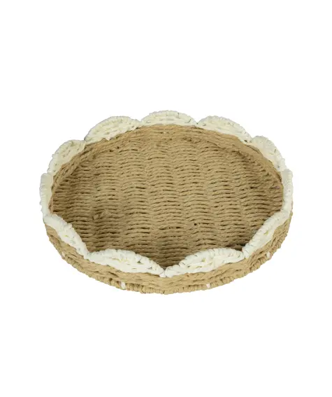 Dekotablett mit Papierbespannung
