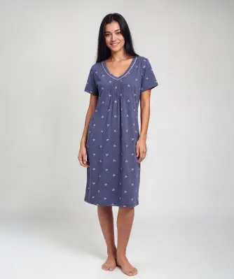 Schlafanzug & Nachtwäsche für Damen in blau günstig kaufen