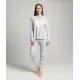 Pyjama mit Plüschherzen