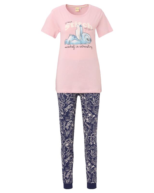 Stitch pyjamas for women, pink (KiK Stitch Pyjama (rosa)) — KiK, authentic German product in Morocco