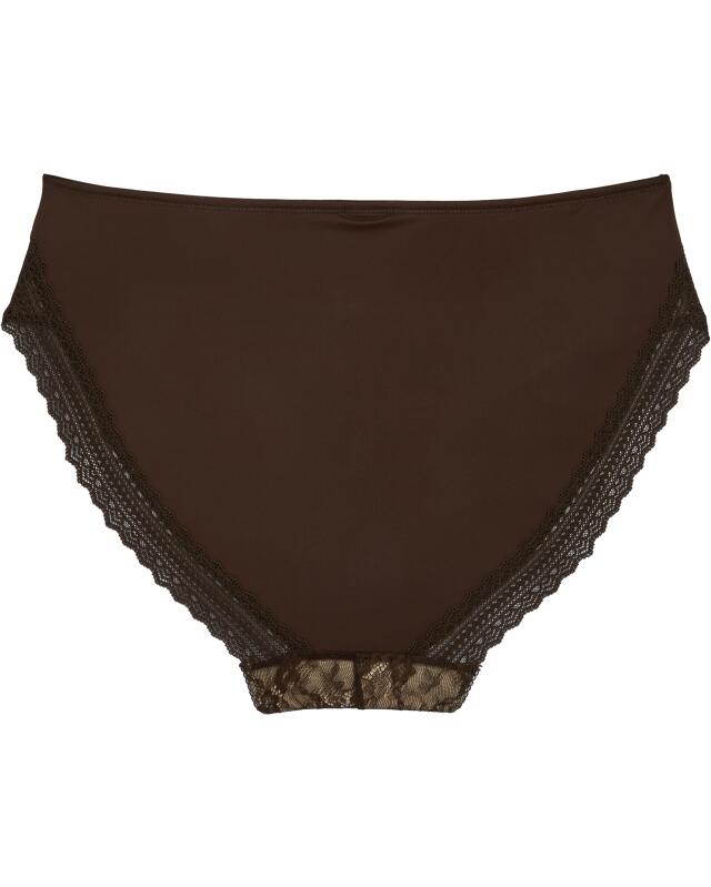سروال داخلي بدانتيل للنساء، بني (KiK Brauner Slip mit Spitze (braun)) — KiK, منتج ألماني أصلي في المغرب