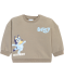 Sweatshirt mit Front- und Rückenprint grau