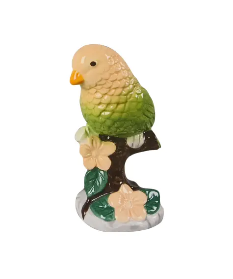 Deco papegaai op boomstam