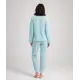 Nicki-Pyjama mit Ausbrennermuster