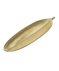 Dekotablett Blatt gold