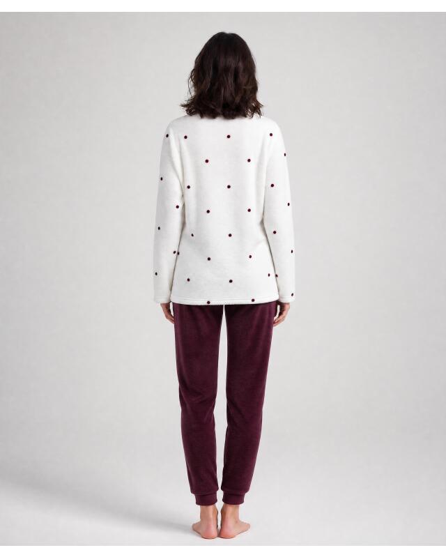 Fleece pyjamas for women, purple (KiK Pyjama aus Fleece (lila)) — KiK, authentic German product in Morocco