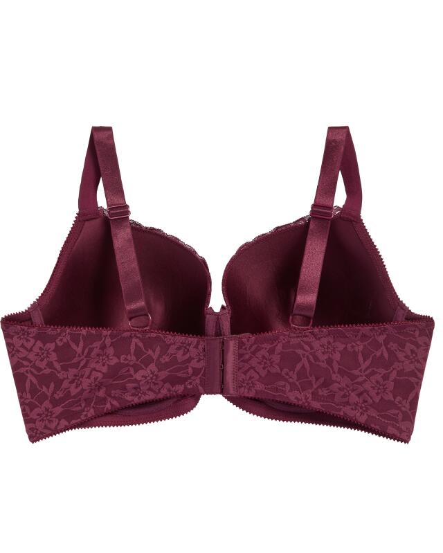 Bra with flowers for women, purple (KiK BH mit Blumen (lila)) — KiK, authentic German product in Morocco