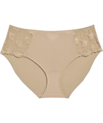 Cremefarbener Slip