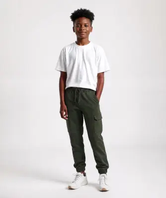 Grüne Cargo-Jeans