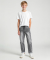 Jeans mit Waschungseffekten jeans grau