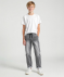 Jeans mit Waschungseffekten jeans grau