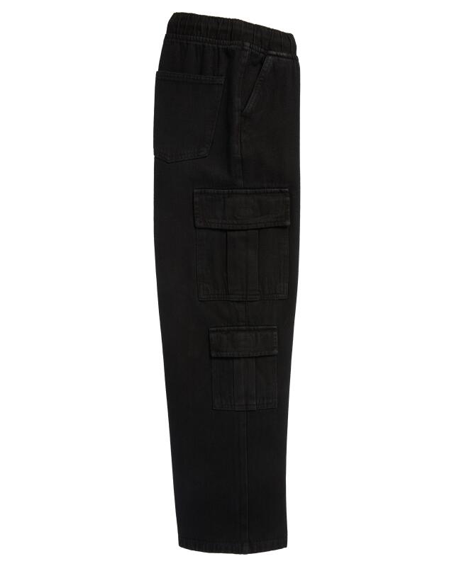 Pantalons cargo garçon, noir (KiK Schwarze Cargohosen (schwarz)) — KiK, produit allemand authentique au Maroc