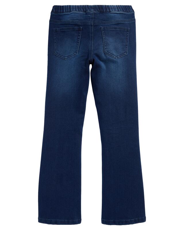 Jean stone-washed fille, jean foncé (KiK Jeans Stone-washed (jeansblau dunkel)) — KiK, produit allemand authentique au Maroc