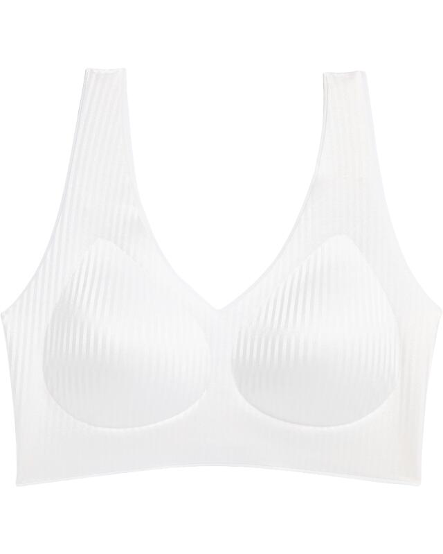 Laser-cut bra for women, white (KiK BH Lasercut (weiß)) — KiK, authentic German product in Morocco
