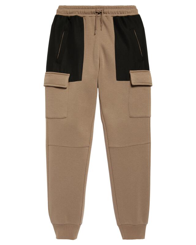 سروال رياضي بجيوب كارغو للأولاد، بني ناعم (KiK Jogginghose mit Cargotaschen (softbraun)) — KiK, منتج ألماني أصلي في المغرب