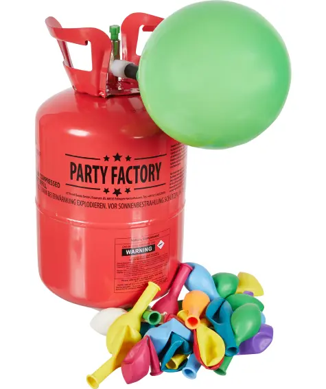 Helium Ballongas für bis zu 30 Ballons