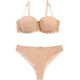 Sujetador balconette push-up + tanga