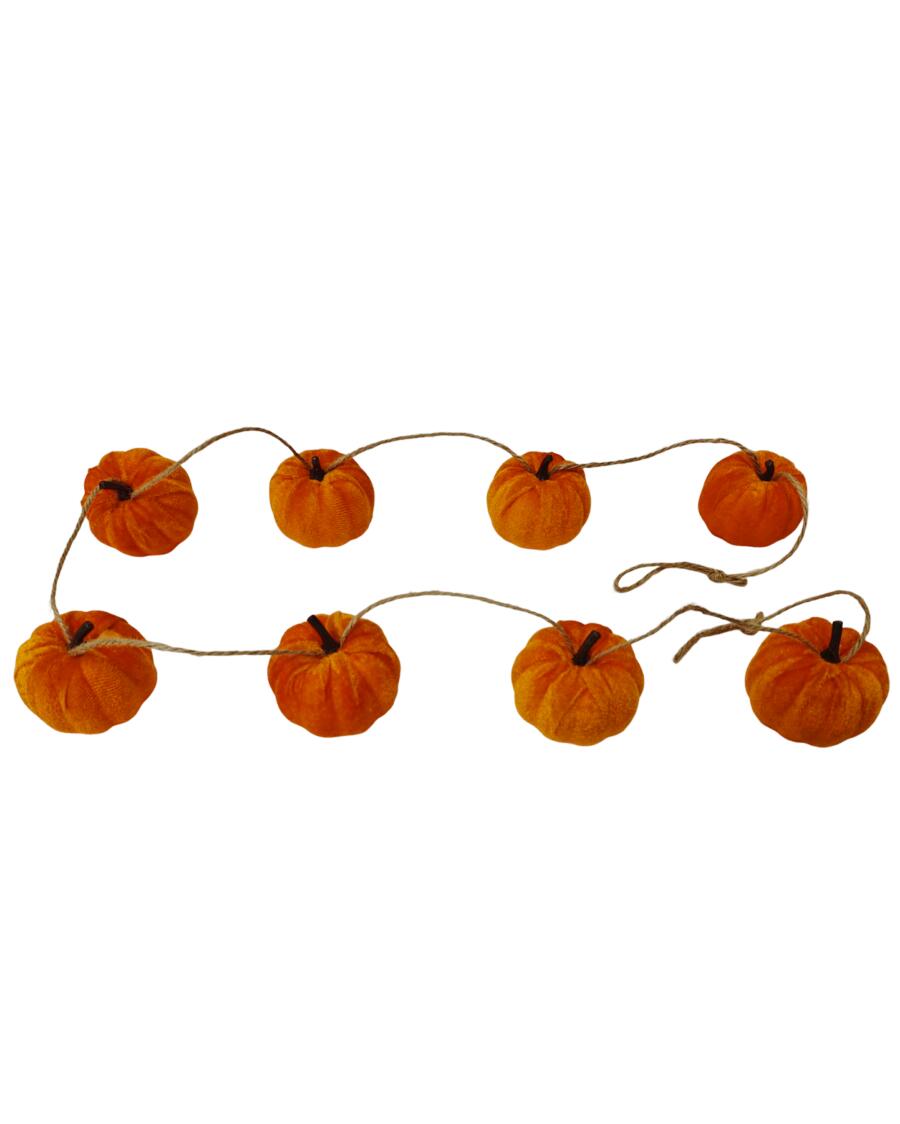 Herbstliche Deko-Girlande, orange