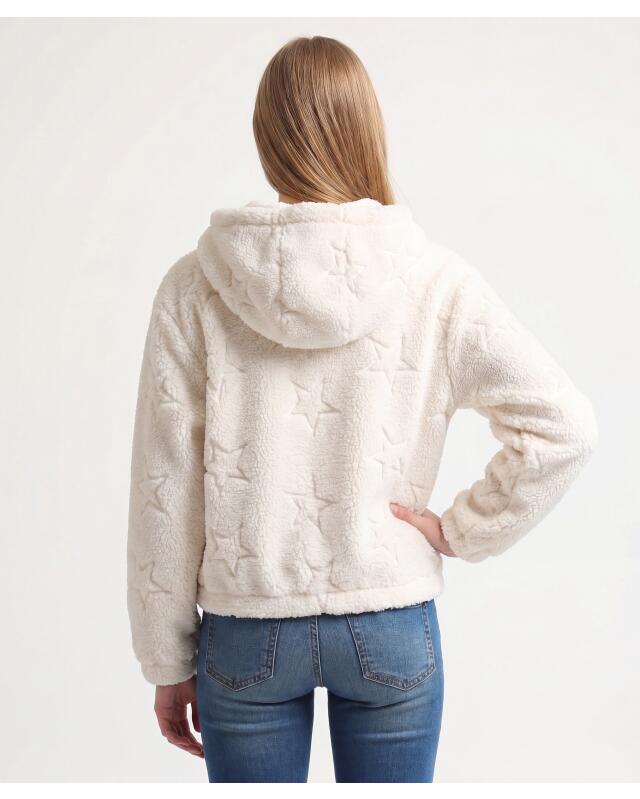 جاكيت من الكورال فليس للبنات، أبيض كسري (KiK Jacke aus Coralfleece (offwhite)) — KiK, منتج ألماني أصلي في المغرب