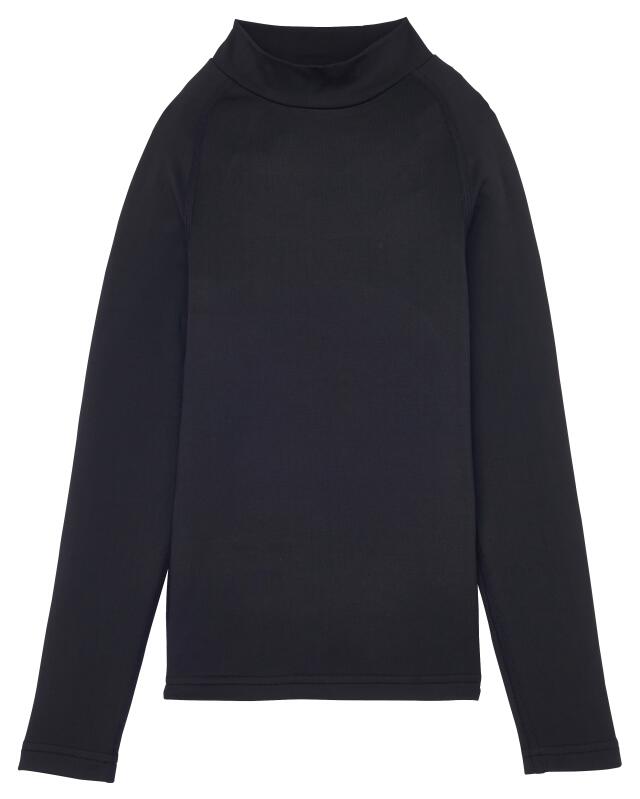 T-shirt thermique fille, noir (KiK Thermo-Shirt (schwarz)) — KiK, produit allemand authentique au Maroc