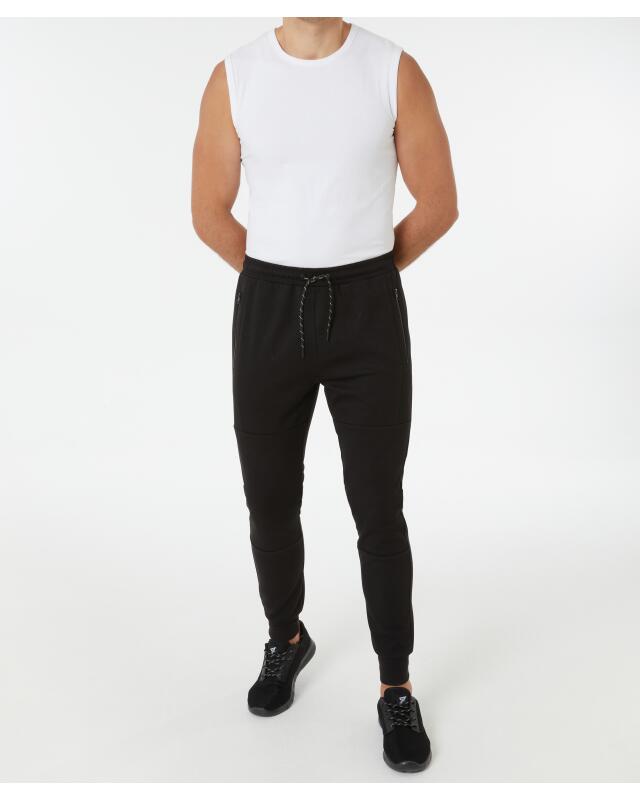 Joggers for men, black (KiK Schwarze Jogginghose (schwarz)) — KiK, authentic German product in Morocco