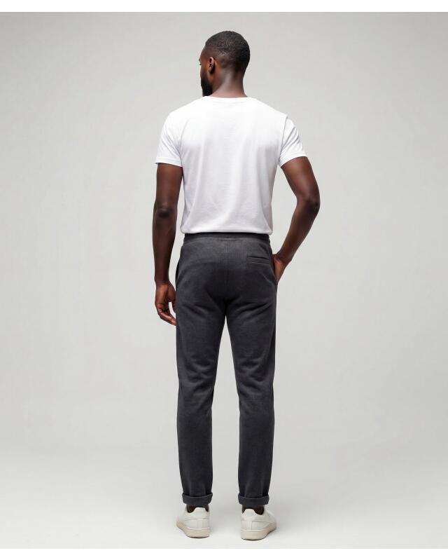 سروال رياضي بتصميم تشينو بخيط تعديل للرجال، أنثراسيت (KiK Chino-Jogginghose mit Tunnelzug (anthrazit)) — KiK, منتج ألماني أصلي في المغرب