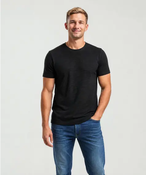 Geripptes T-Shirt