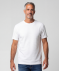 Geripptes T-Shirt weiß