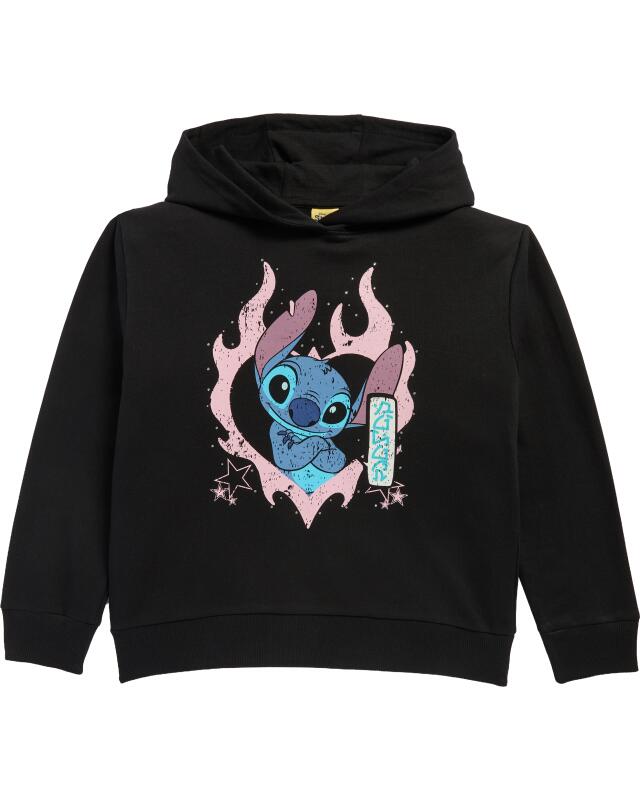 سويت شيرت بأحجار الستراس للبنات، أسود (KiK Sweatshirt mit Strasssteinen (schwarz)) — KiK, منتج ألماني أصلي في المغرب