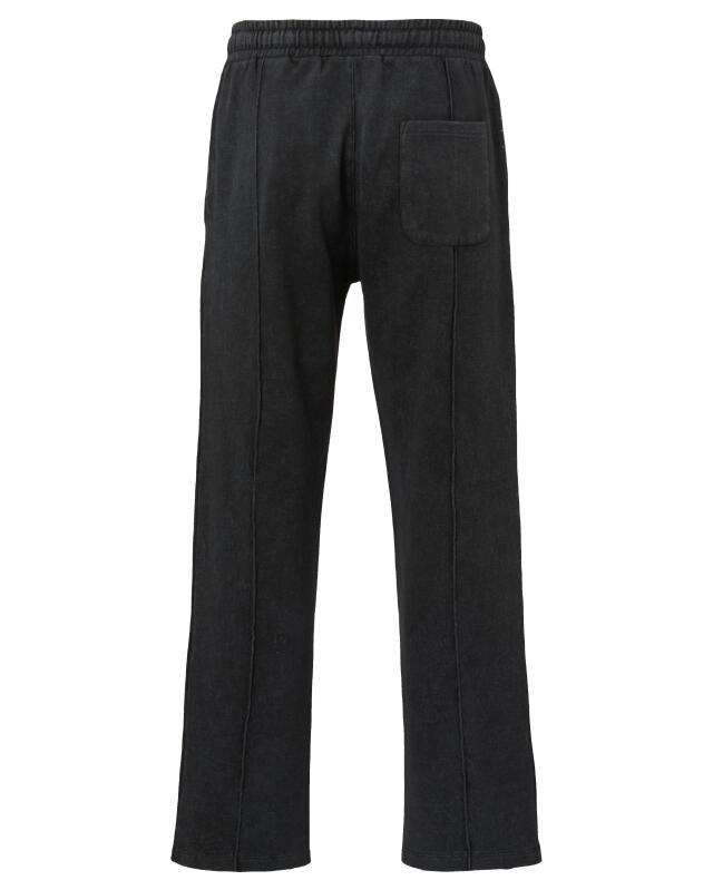 Acid-wash joggers for men, black (KiK Jogginghose Acid-washed (schwarz)) — KiK, authentic German product in Morocco