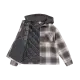 Hemdjacke mit Sweatkapuze