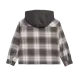 Hemdjacke mit Sweatkapuze