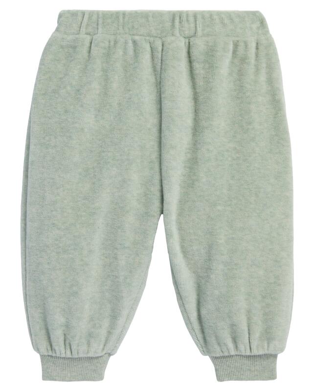 Ensemble de jogging en velours naissance garçon, gris (KiK Newborn Nicki-Jogginganzug (grau)) — KiK, produit allemand authentique au Maroc