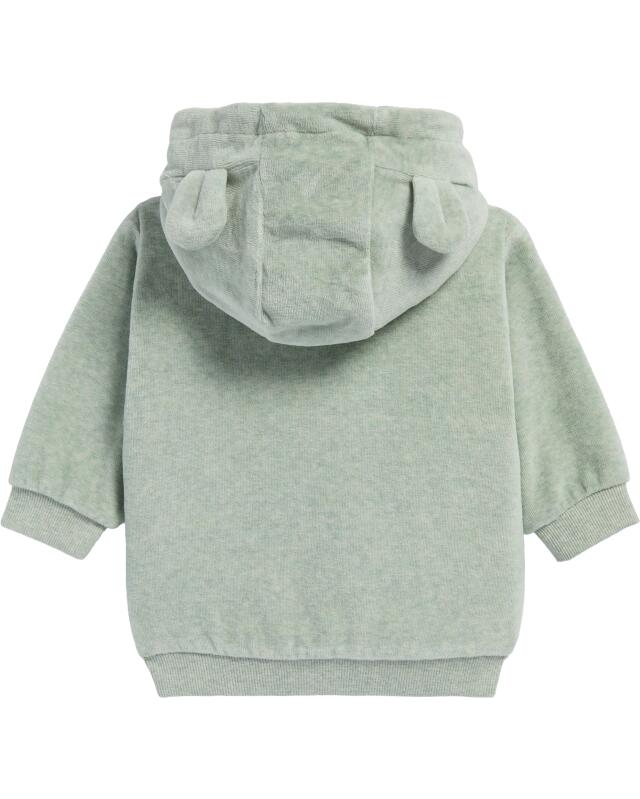 Ensemble de jogging en velours naissance garçon, gris (KiK Newborn Nicki-Jogginganzug (grau)) — KiK, produit allemand authentique au Maroc