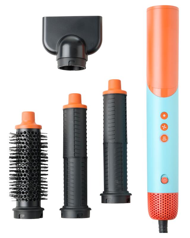 Waves hot air multi-styler for women, blue (KiK Waves Warmluft-Multistyler (blau)) — KiK, authentic German product in Morocco