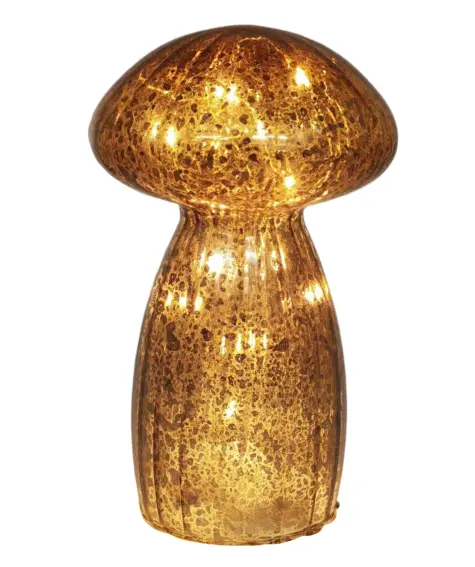 LED-Pilz aus Glas
