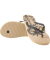 Slippers in raffiagelook zwart