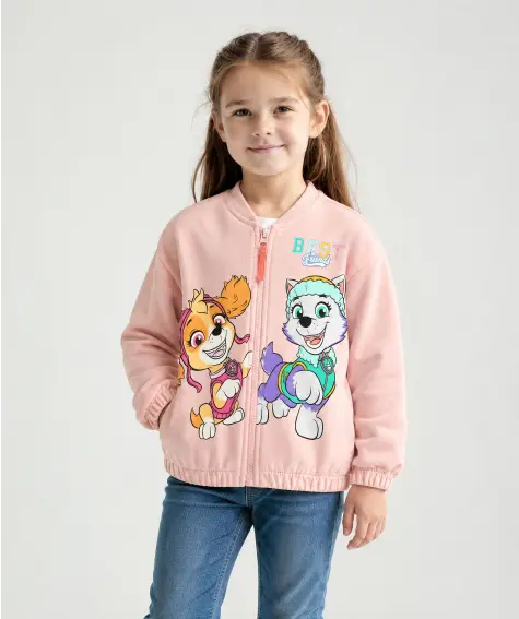 Sweatjacke in Altrosa