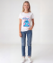 Weißes T-Shirt weiß