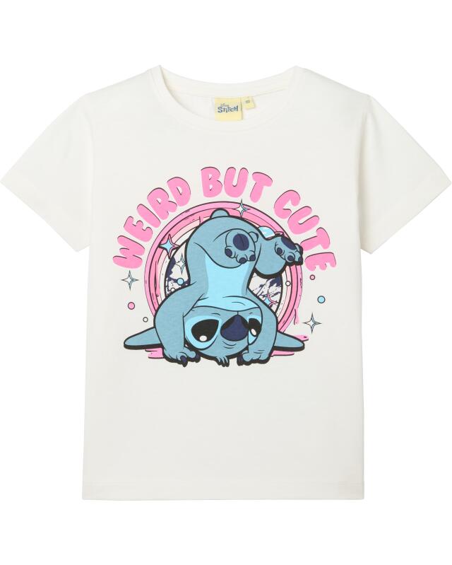 T-shirt for girls, off-white (KiK Weißes T-Shirt (offwhite)) — KiK, authentic German product in Morocco